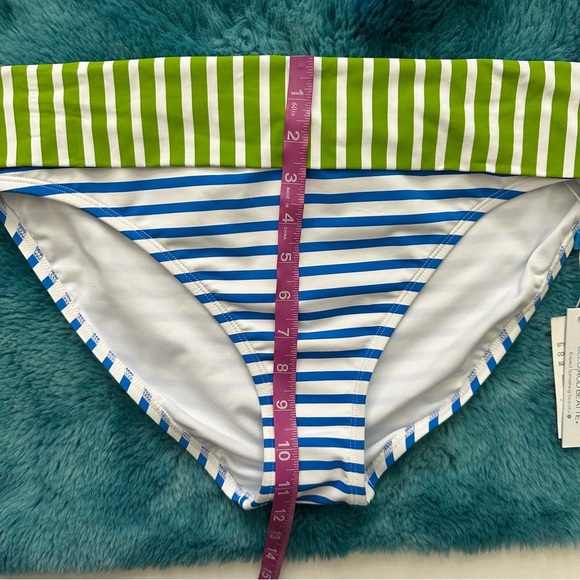 BLEU ROD BEATTIE Banded Fold Over Hipster Bikini Bottom Size 12 - Picture 9 of 13
